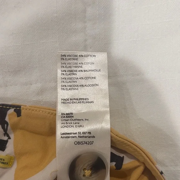 Maeve Colette Yellow Horse/Equestrian Print Pants - Picture 5 of 5